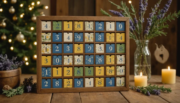 calendrier de lavent la provencale