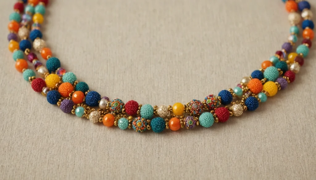 collier de perle de rocaille