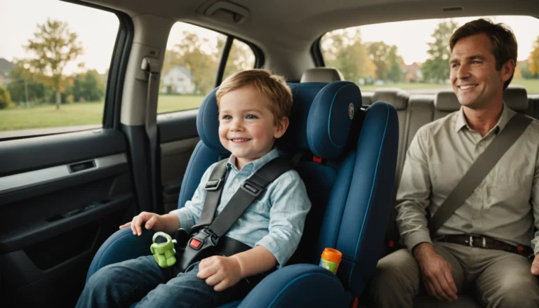 passer bebe du siege auto au réhausseur