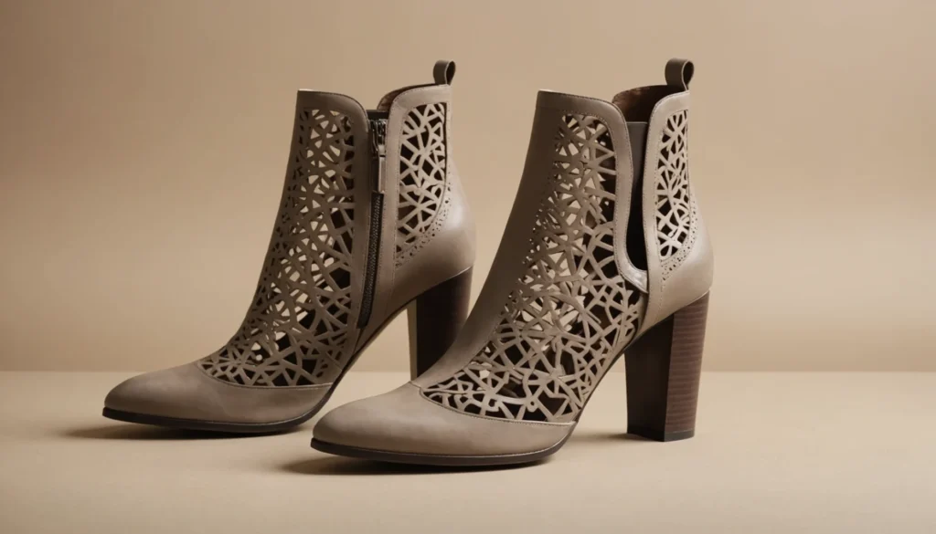 bottines ajourées
