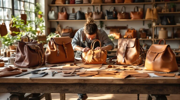 Maroquinerie artisanale : quand chaque sac à main ou sac à dos devient une œuvre d’art !
