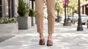 mocassin femme