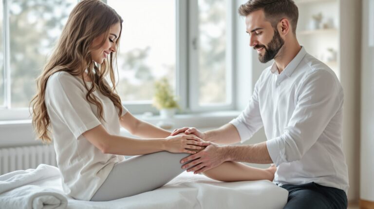 point acupuncture jambe gauche