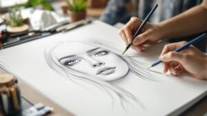 proportions visage femme