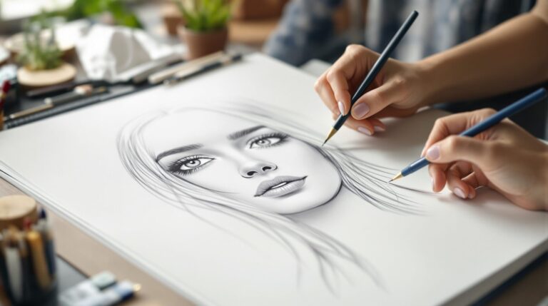 proportions visage femme