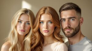 quelle couleur de cheveux pour faire ressortir les yeux bleus