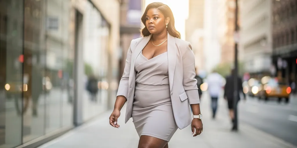 femme ronde en mini jupe