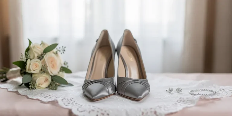 chaussure grise femme pour mariage