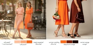 quelle chaussure avec robe orange
