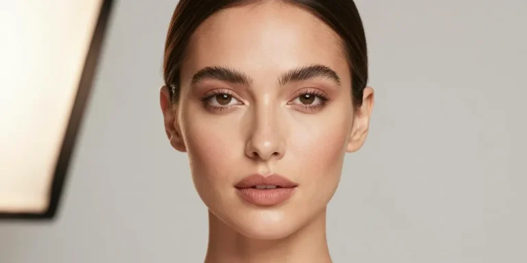 visage forme diamant