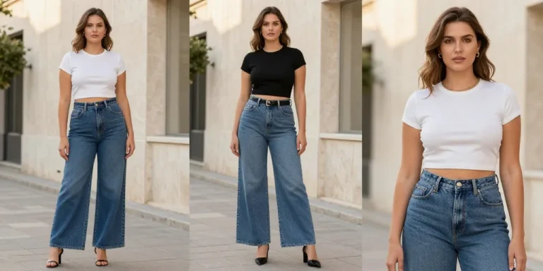 que porter avec un jean large