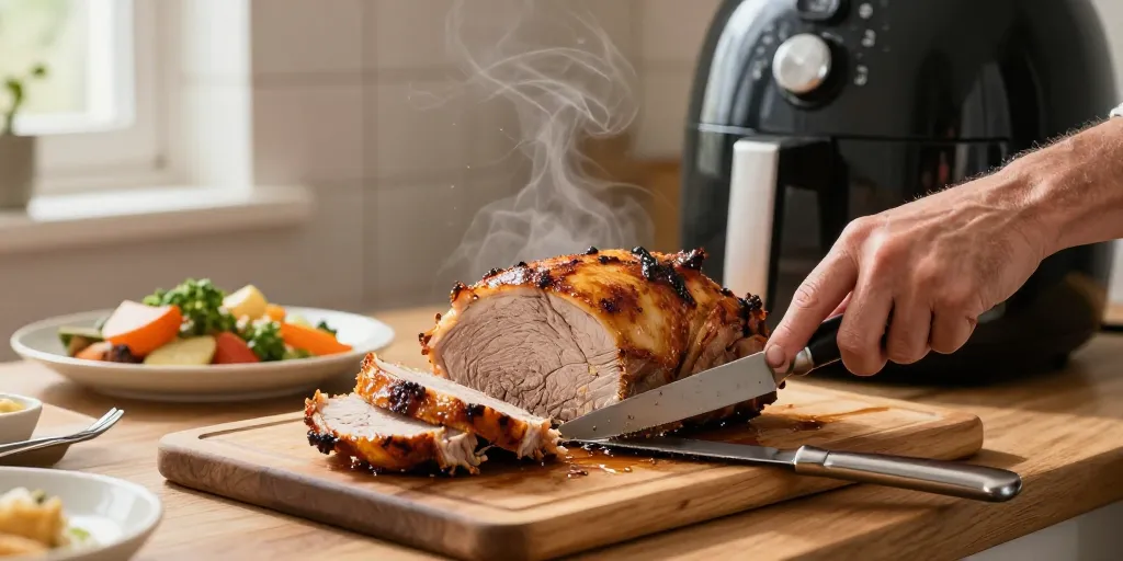 roti de porc air fryer