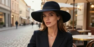 tenue avec chapeau femme