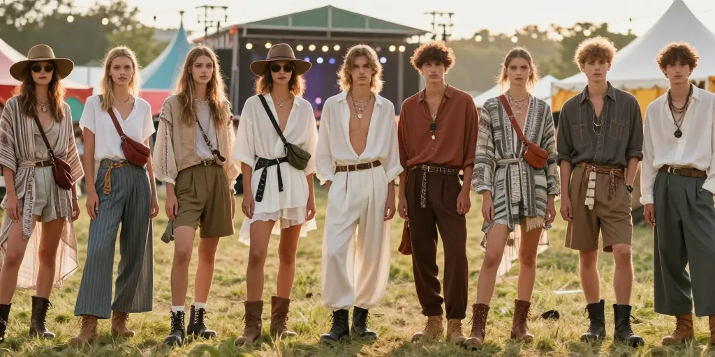 tenue pour un festival