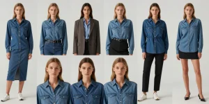 quoi mettre avec une chemise en jean