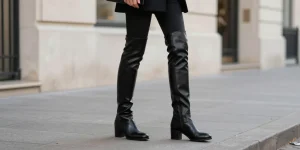 look boots noir