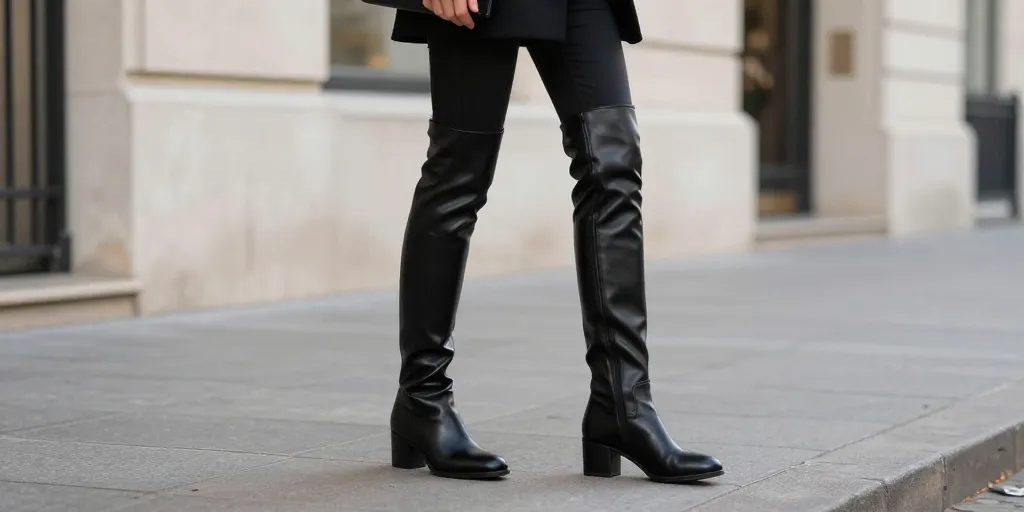 look boots noir