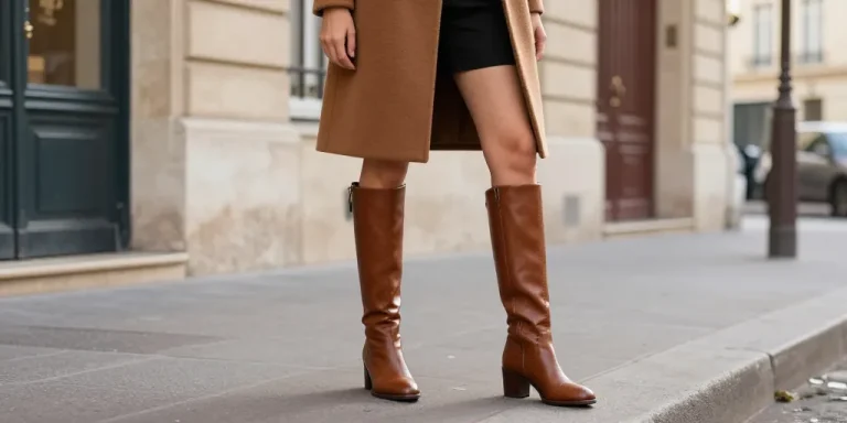 comment porter des bottes hautes marrons